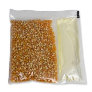 Winco 40008 8 oz Popcorn Kernel, Oil & Salt Packs (Case of 24)