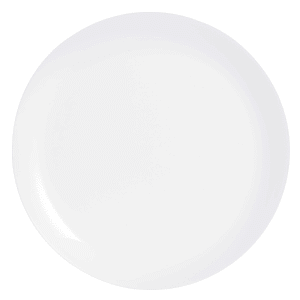 450-N9360 10 5/8" Round Evolutions Plate - Glass, White