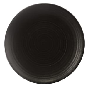 450-EJ162 6 3/8" Round Evo Plate - Ceramic, Jet