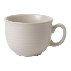 10 Strawberry Street WTR-CUP 4 oz Square Cup & Saucer Set - Porcelain, White