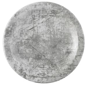 450-FN462 6" Round Maker's Urban Plate - Ceramic, Steel Grey