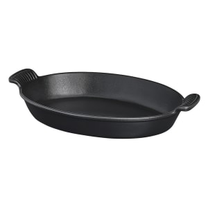 450-FN420 Oval Mini Cast Iron Casserole Dish - 13 2/5" x 10 4/5"