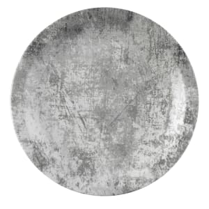 450-FN457 11" Round Maker's Urban Plate - Ceramic, Steel Grey