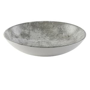 450-FN463 40 oz Round Maker's Urban Bowl - Ceramic, Steel Grey