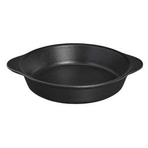 450-FN418 7" Round Cast Iron Dish, Black