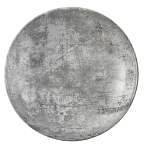 450-FN465 11" Round Maker's Urban Plate - Ceramic, Steel Grey