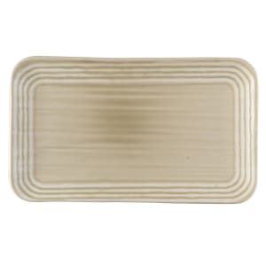 450-FN491 Rectangular Harvest Plate - 10 5/8" x 6 1/4", Ceramic, Norse Linen