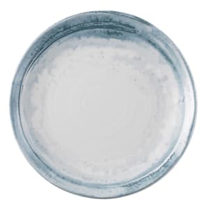 450-FN494 9" Round Maker's Finca Plate - Ceramic, Limestone