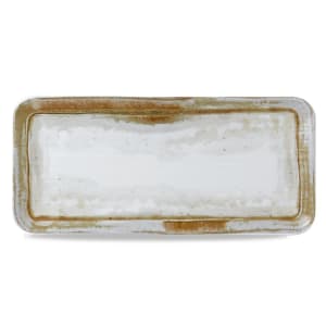 450-FN521 Rectangular Maker's Finca Plate - 13 5/8" x 6 1/4", Ceramic, Sandstone