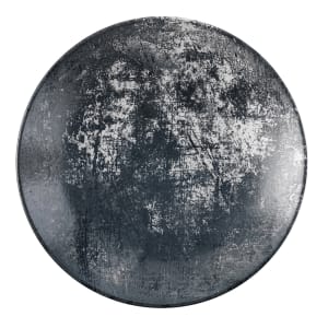 450-FN559 11" Round Maker's Urban Plate - Ceramic, Lamp Black
