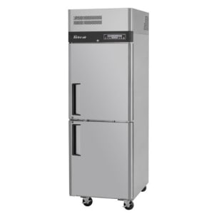 083-M3RF192NL 25 1/8" One Section Commercial Refrigerator Freezer - Left Hinge Solid Door, T...