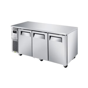 083-JUR72SN6 70 7/8" W Undercounter Refrigerator w/ (3) Section & (3) Door, 115v
