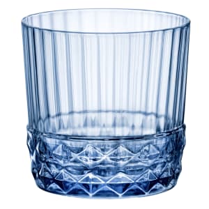 706-49212Q949 10 1/3 oz America 20s Rocks Glass, Sapphire Blue