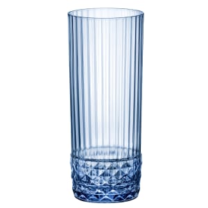 706-49212Q950 13 2/3 oz America 20s Long Drink Glass, Sapphire Blue
