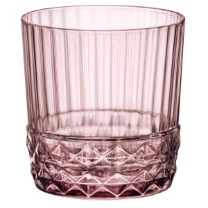 706-49213Q947 12 3/4 oz America 20s Double Old Fashioned Glass, Lilac Rose