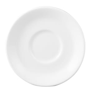245-FM540 5 1/2" Round Eternity Tea Saucer - Ceramic, White
