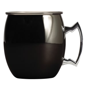450-FK492 16 oz Moscow Mule Cup - Stainless Steel/Black Finish