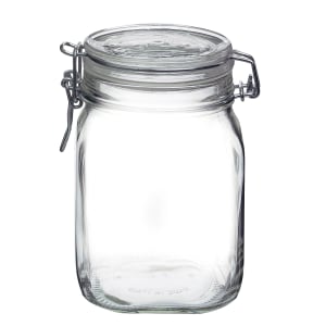 706-4949Q455 37 3/4 oz Fido Jar - Glass, Clear
