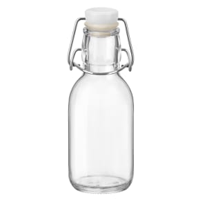 706-49137Q471 8 1/2 oz Glass Bottle w/ Swing Top Seal