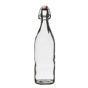 706-4952Q511 34 oz Giara Swing Top Bottle - Glass, Clear