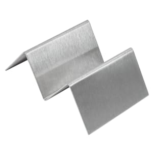 080-TCHS12 Taco Holder - Holds 1 to 2 Tacos, Solid, Stainless Steel