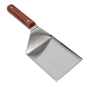 229-20000 Spatula Style Server w/ Brown Handle - 9 1/2" x 4", Stainless Steel