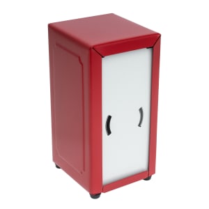 229-2211 Napkin Dispenser, 4 3/4 x 3 7/8 x 7 1/2", Full Size, Red