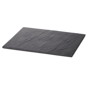229-MG2 Frostone Display Tray, 12 3/4" x 10 3/8", Rectangular, Melamine, Black