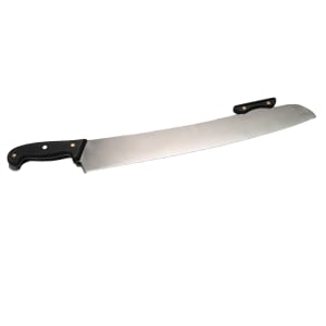 166-PPK17 18" Pizza Knife w/ Black Plastic Handles, Stainless Steel