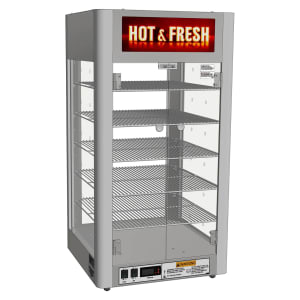 231-5511 19 1/2" Countertop Heated Nacho Warmer w/ 5 Display Shelves, 120v