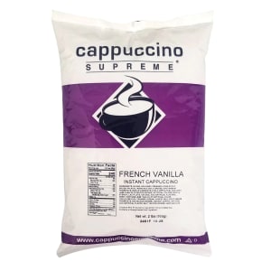 231-7035 2 lb French Vanilla Cappuccino Mix, 6 Bags/Case