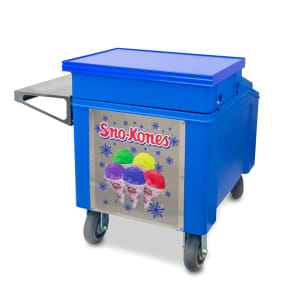 231-1025 Ice Chest & Merchandiser for Sno-Kone® Machines w/ 90 lb Capacity 