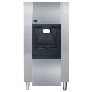 362-DHD20030W Floor Mode Cube Ice & Water Dispenser - 229 lb Storage, Bucket Fill, 115v