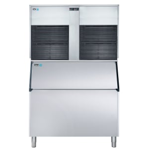 362-IQ2700AS1050 2860 lb Ice Queen Flake Ice Machine w/ Bin - 1048 lb Storage, Air Cooled, 208-230v
