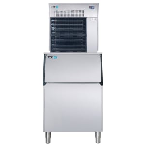 362-IQ900AS500 980 lb Ice Queen Flake Ice Machine w/ Bin - 507 lb Storage, Air Cooled, 208-230v
