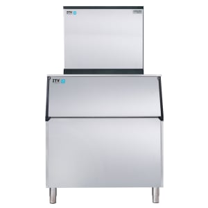 362-MS1000A2FS750 970 lb Spika Full/Half Cube Ice Machine w/ Bin - 750 lb Storage, Air Cooled, 208-230v