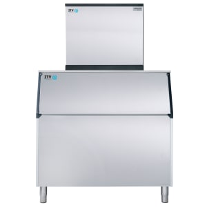 362-MS1000A2HS900 970 lb Spika Full/Half Cube Ice Machine w/ Bin - 860 lb Storage, Air Cooled, 208-230v