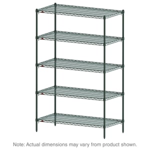 001-5A477K3 Super Adjustable Super Erecta® Epoxy Coated Wire Shelf Kit - 72"W x 21"D x 74"H
