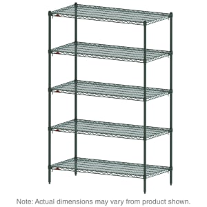 001-5A517K3 Super Adjustable Super Erecta® Epoxy Coated Wire Shelf Kit - 24"W x 24"D x 74"H