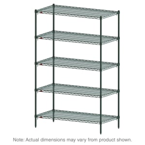 001-5A577K3 Super Adjustable Super Erecta® Epoxy Coated Wire Shelf Kit - 72"W x 24"D x 74"H