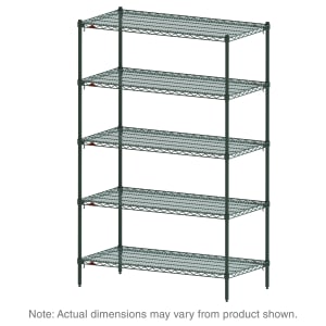 001-5A457K3 Super Adjustable Super Erecta® Epoxy Coated Wire Shelf Kit - 48"W x 21"D x 74"H