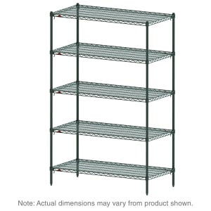001-5A467K3 Super Adjustable Super Erecta® Epoxy Coated Wire Shelf Kit - 60"W x 21"D x 74"H