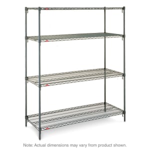 001-A466K3 Super Adjustable Super Erecta® Epoxy Coated Wire Shelf Kit - 60"W x 21"D x 63"H