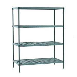 001-PR247263K3S4 Super Erecta Pro® Epoxy Coated Wire Shelf Kit - 72"W x 24"D x 63"H