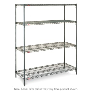 001-A376K3 Super Adjustable Super Erecta® Epoxy Coated Wire Shelf Kit - 72"W x 18"D x 63"H
