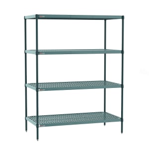 001-PR216063K3S4 Super Erecta Pro® Epoxy Coated Wire Shelf Kit - 60"W x 21"D x 63"H
