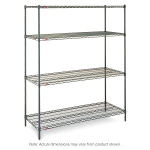 001-N376K3 Super Erecta® Epoxy Coated Wire Shelf Kit - 72"L x 18"W x 63"H