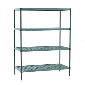 001-PR187263K3S4 Super Erecta Pro® Epoxy Coated Wire Shelf Kit - 72"W x 18"D x 63"H
