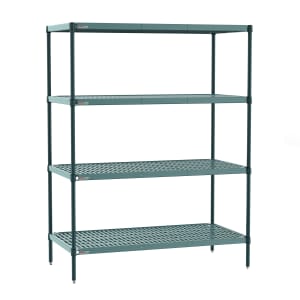 001-PR246074K3S4 Super Erecta Pro® Epoxy Coated Wire Shelf Kit - 60"W x 24"D x 74"H