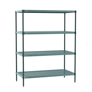 001-PR215463K3S4 Super Erecta Pro® Epoxy Coated Wire Shelf Kit - 54"W x 21"D x 63"H